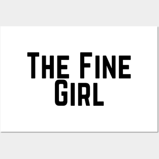 The Fine Girl Positive Feeling Delightful Pleasing Pleasant Agreeable Likeable Endearing Lovable Adorable Cute Sweet Appealing Attractive Typographic Slogans for Woman’s Posters and Art